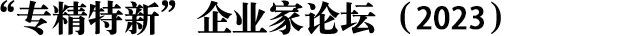 “专精特新”企业家论坛（2023）